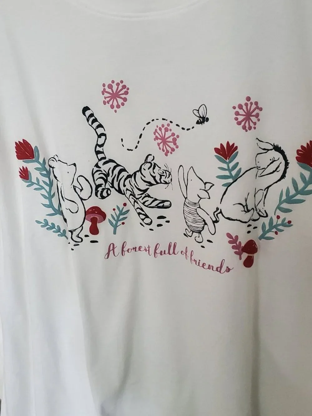 Maurices Pooh And Friends Graphic T-Shirt Women's Size 1X